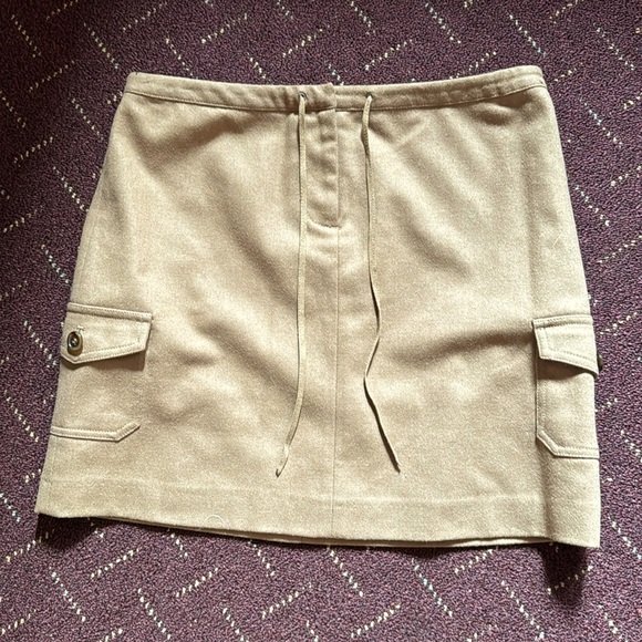 J. Crew Dresses & Skirts - J. Crew tan wool business casual office  work mini skirt 6